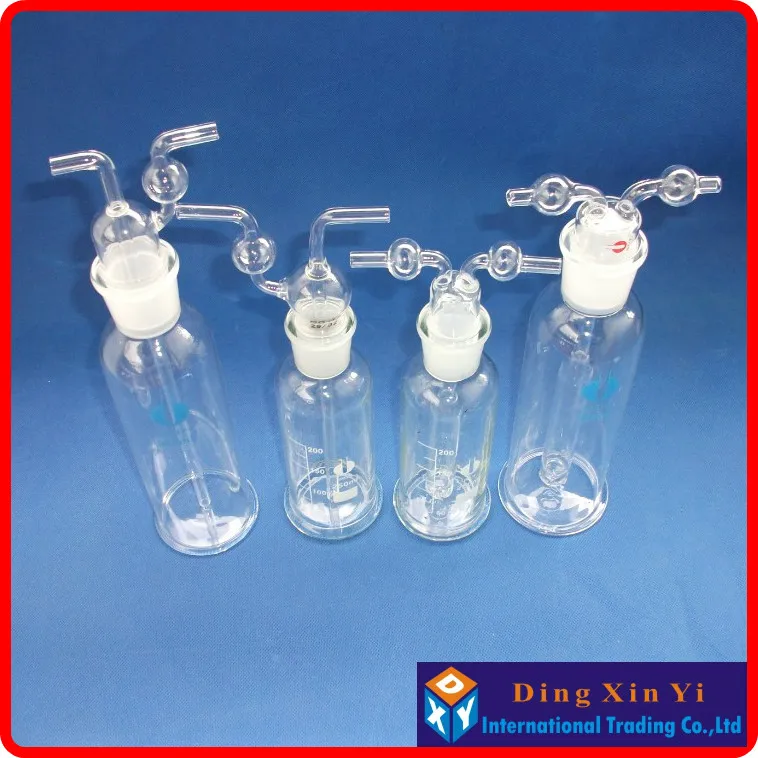 Frasco de Lavagem de Gases Laboratório de Vidro Peças Lote ml Monteggia Tubo Poroso Muencks 2 - 500 10 glass bottle sale