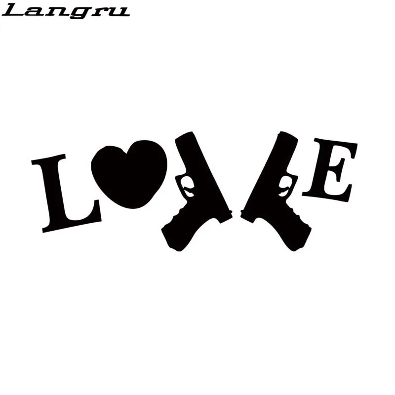 Langru новый стиль автомобильный Стайлинг для I Love My Guns высечка Виниловая наклейка