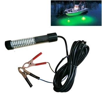 

5M 12V 8W Lumens Lure Bait Finder Night Fishing Boat Submersible Deep Drop Underwater LED Fishing Lamp Light