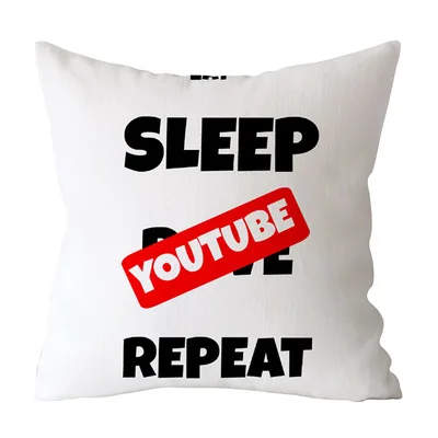 BLRISUP полиэстеровый Чехол на подушку с логотипом Facebook/YouTube, наволочка для домашнего декора 45*45, Чехол на подушку - Цвет: 6