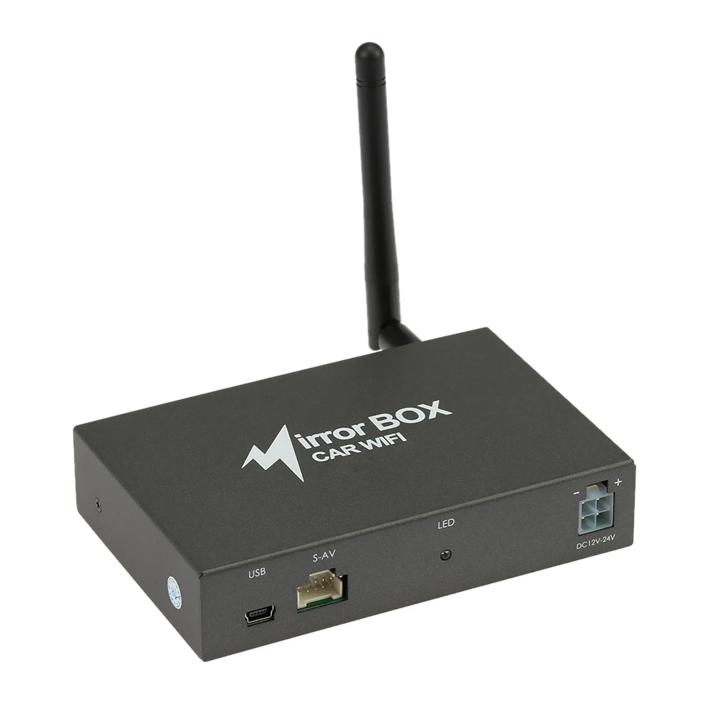 Автомобильный зеркальный ящик Wi Fi для Android iOS навигация по телефону ссылка на