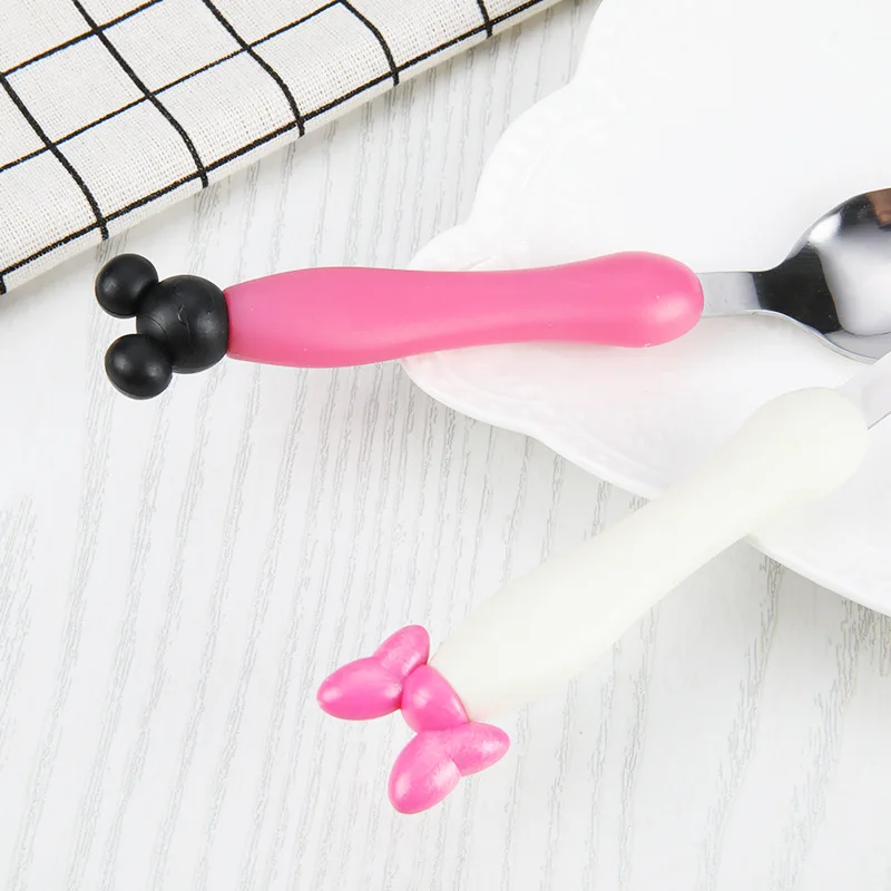 Baby Tableware 2pcs=Spoon+ Fork Set for Baby Safety Stainless Steel Feeding Flatware Children Kids Utensils Baby Cheap Stuff Baby Tableware 2pcs=Spoon+ Fork Set for Baby Safety Stainless Steel Feeding Flatware Children Kids Utensils Baby Cheap Stuff