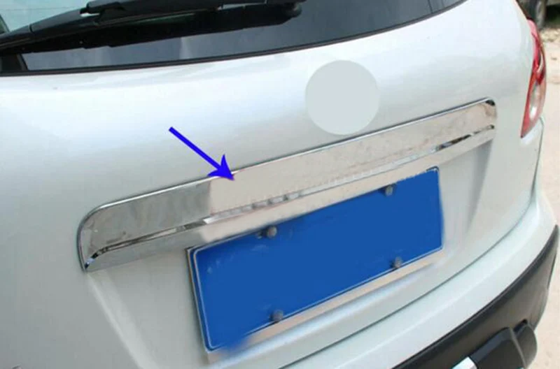 

FIT FOR NISSAN QASHQAI J10 ABS CHROME REAR TRUNK LID COVER TRIM TAIL GATE PROTECTOR DUALIS 2007 2008 2009 2010 2011 2012 2013