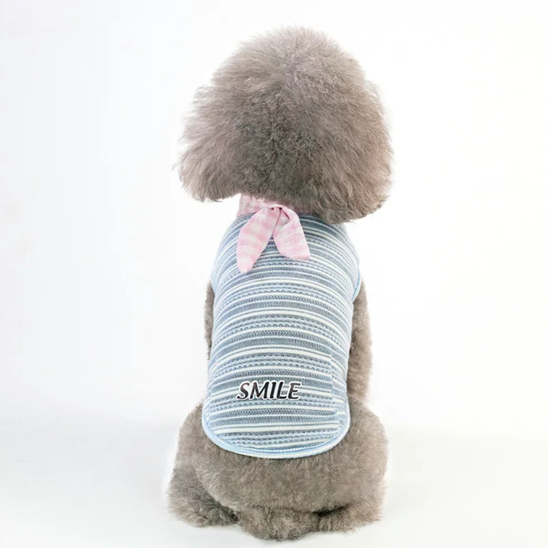 Summer Pet Dog Clothes for Small Dog T-shirts Puppy Sport Soccer Jersey Cat Striped Vest Outfit Spring Pet Coats Vests For Puppy Summer Pet Dog Clothes for Small Dog T-shirts Puppy Sport Soccer Jersey Cat Striped Vest Outfit Spring Pet Coats Vests For Puppy