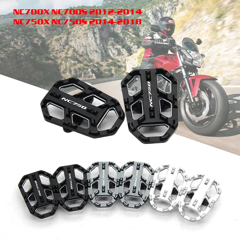 Cena CNC aluminium motocykl Foot kołki podnóżki dla Honda NC700X NC700S 2012 2014 NC750X NC750S 2014 2018