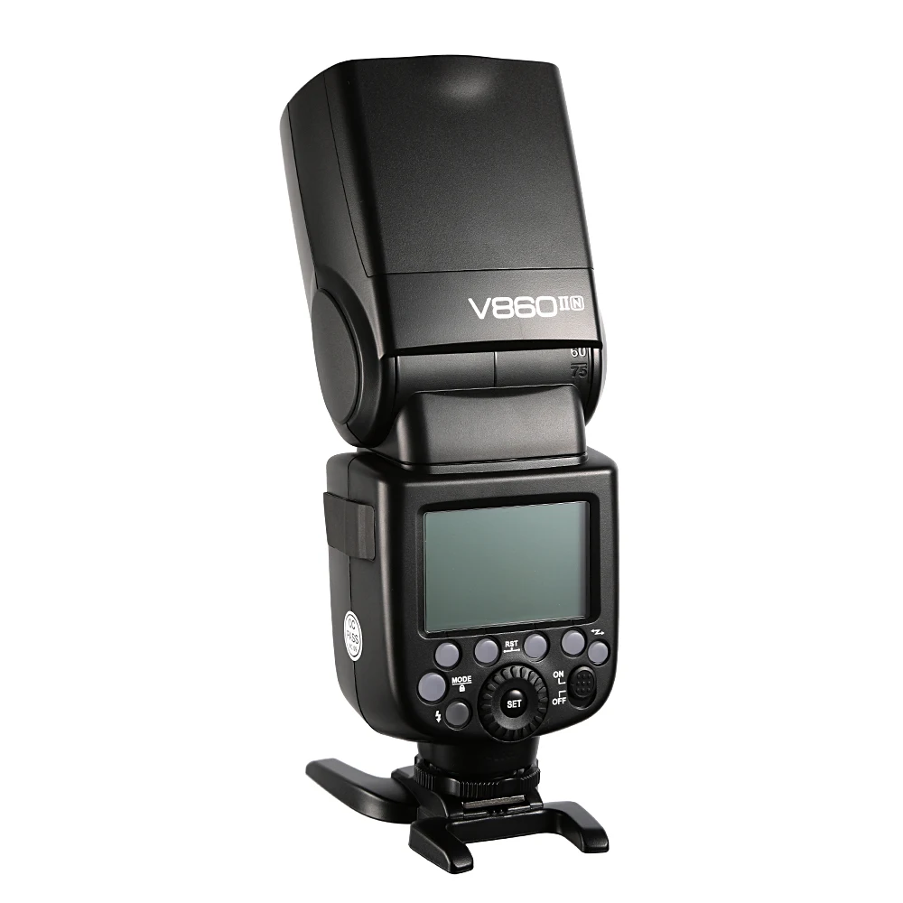 Godox 2,4G ttl HSS V860II-N X1T-N камера передатчика синхроконтакта разъем для внешней вспышки типа GN60 для Nikon D500 D3200 D3400 D5600 D5200 D5500 D3300