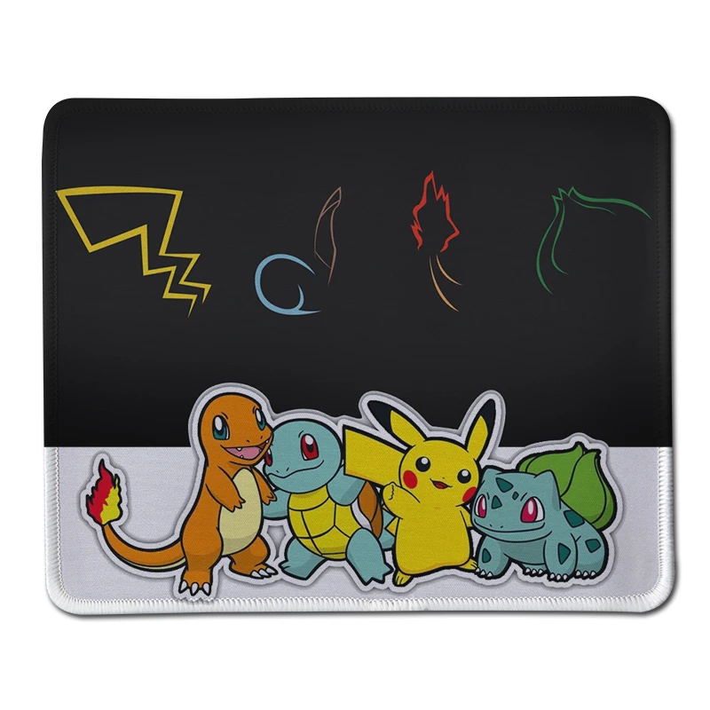 ホット販売アニメピカチュウポケモン高級有線コンピュータマウスパッド滑り止めステッチエッジ光学式トラックボールmousemat Mouse Pad Anti Slip Computer Mouse Padmouse Pad Aliexpress