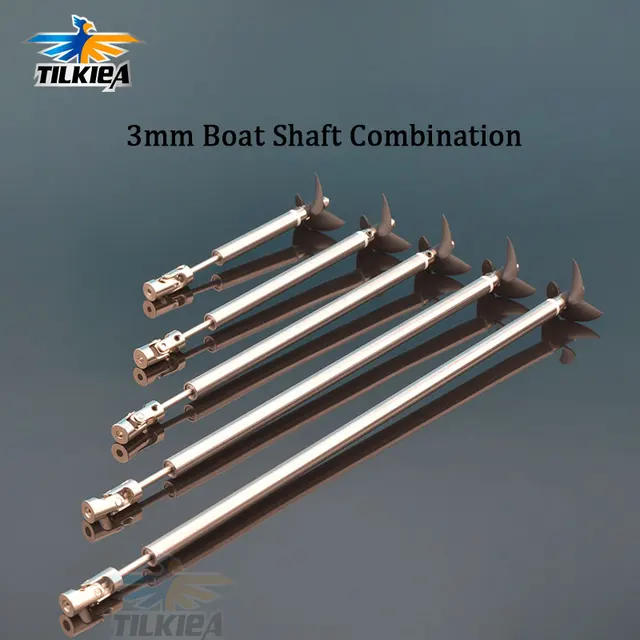 Good Quality RC Boat 3mm Boat Shaft Kit 304 Stainless Steel Drive Shaft