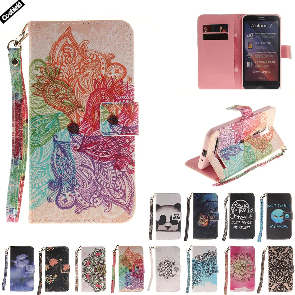 

Flip Case For Asus Zenfone 2 ZE551ML Z00AD ZE550ML Z008D Case mobile Phone Leather Cover For Asus Z00 AD 8D Bumper Wallet Bag