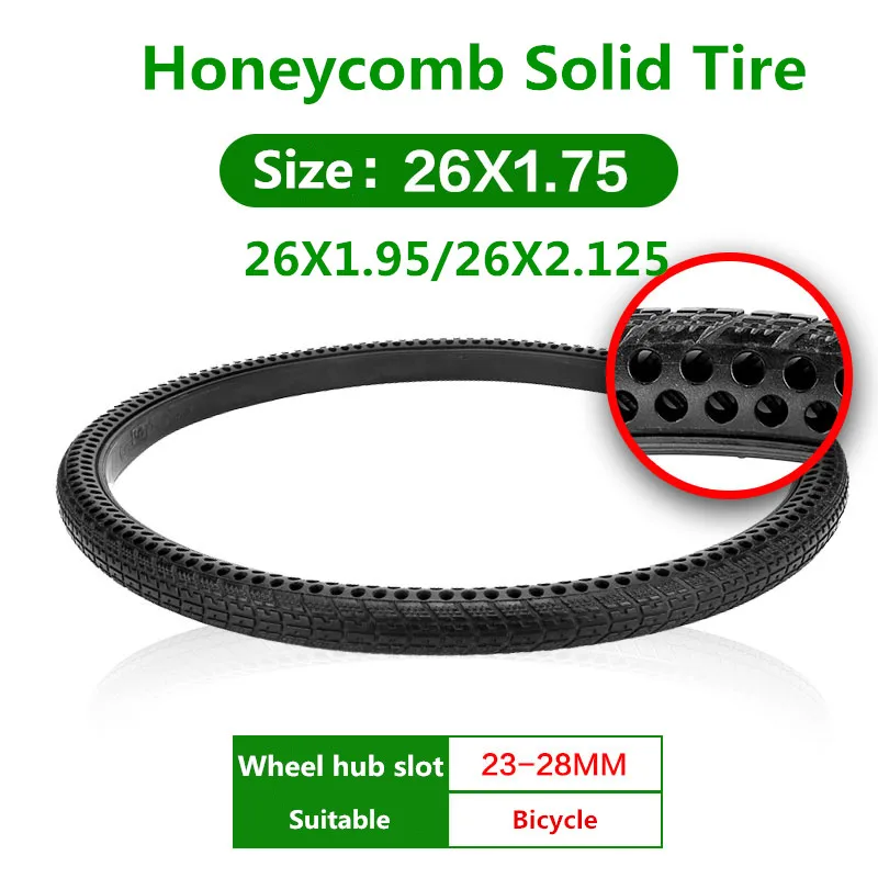26*1.75 non pneumatic tire 26*1.95 Solid Tire Explosion Proof