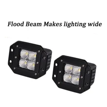 Cheap 2 pieces 12W LED Work Light 12V 24V Driving Worklamp Flush Mount Pods 12W for Motorcycle Tractor Boat Off Road 4WD 4x4 Truck ATV Cheap 2 pieces 12W LED Work Light 12V 24V Driving Worklamp Flush Mount Pods 12W for Motorcycle Tractor Boat Off Road 4WD 4x4 Truck ATV