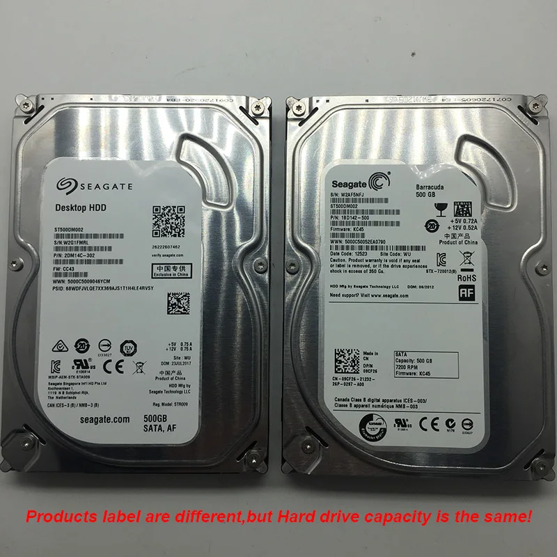 Original Seagate 500GB 35 pulgadas disco duro interno 7200 RPM SATA 20 16MB Cache Monitor HDD para