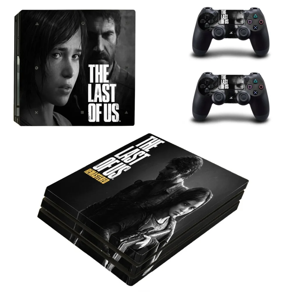 Виниловая наклейка на кожу для консоли Sony Playstation 4 и 2 контроллеров PS4 Pro последняя