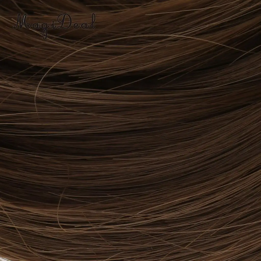 MagiDeal Fashion 28cm High-Temperature Wire Hair Doll Wig for Hair Salon 18 Inch   Dolls DIY Making Accessories Gift