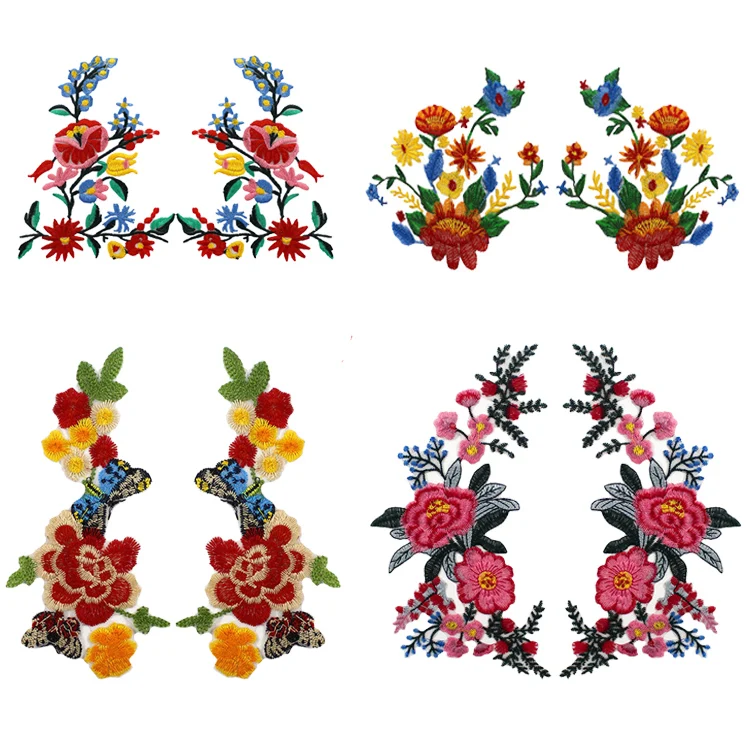 52+ Flower Patch Work Embroidery Designs