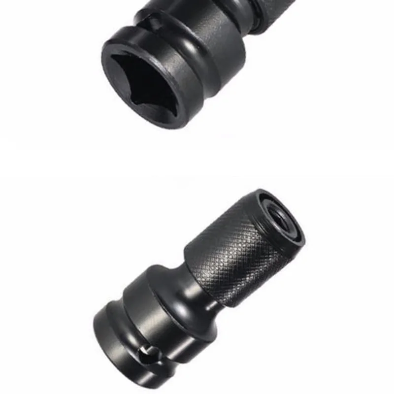 

4pcs Air Impact Wrench Socket Adapter Double Head Screwdriver Hex Shaft Bit Holder Connection Power Tools