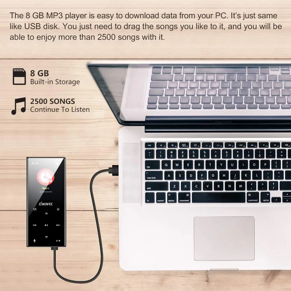 Bluetooth MP4 плеер сенсорные клавиши HIFI музыкальный плеер Видео FM радио Диктофон Mp4 Walkman, sd-карта до 128 ГБ