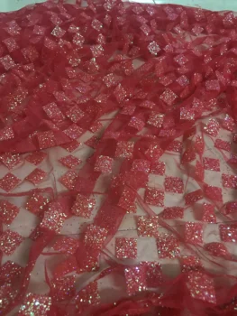 

Shinning glued Glitter Fabric yaking-6.302 for wedding Dress