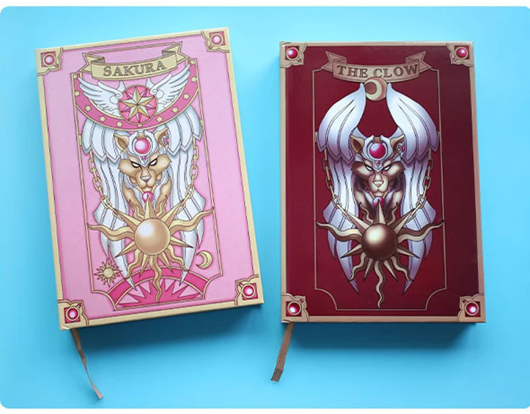 Японский аниме CARDCAPTOR Sakura Clow Magic записная книжка для девочек в винтажном твердом переплете CARDCAPTOR SAKURA Косплей дневник канцелярские подарки