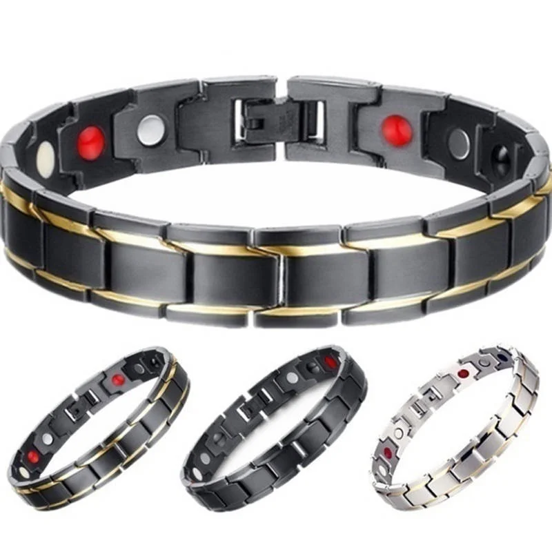 

Mens Health Energy 4 IN 1 Bracelet Bangle for Arthritis Twisted Healthy Magnetic Bracelet for Women Power Therapy Magnets