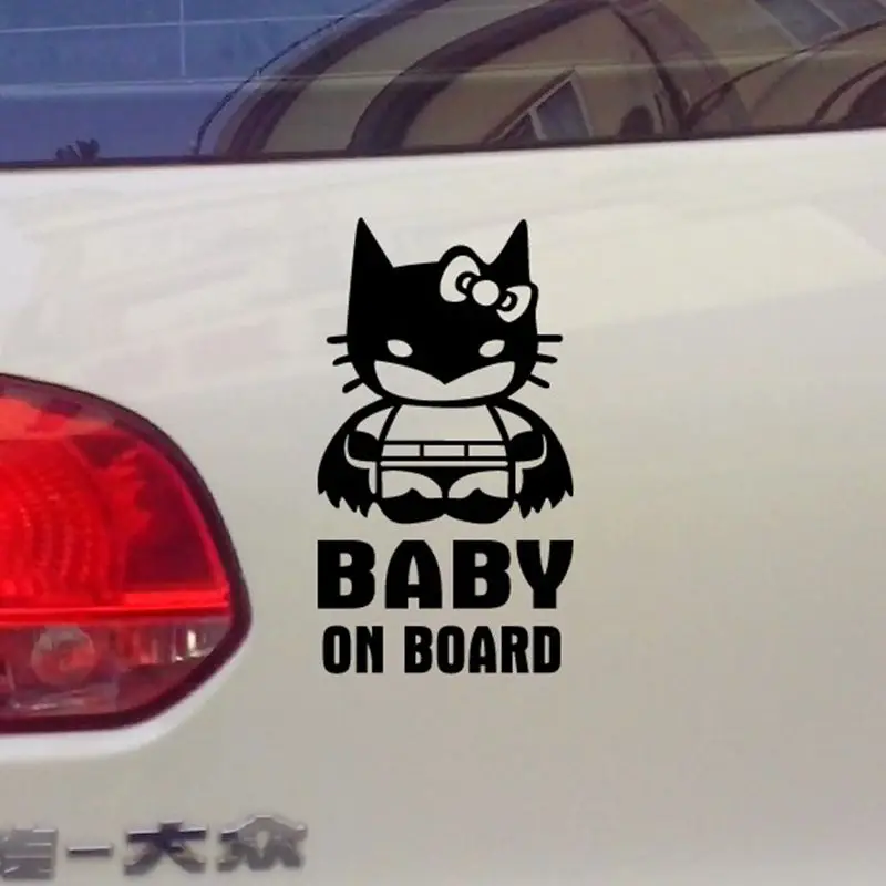 1PC Cute kids in car vinyl decal car sticker DIY reflective auto stickers PDH 