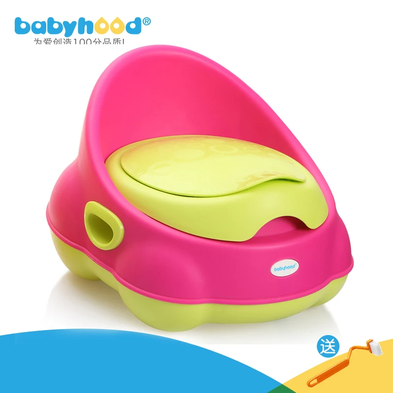 Портативный детский пластиковый горшок детское сиденье для унитаза красочный большой горшок большого размера