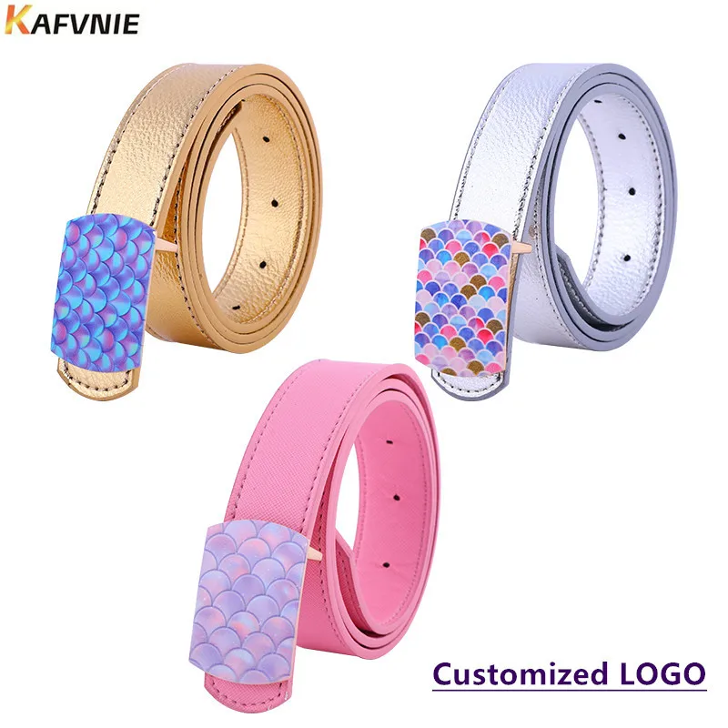 KAFVNIE Luxury Children Belt Customized LOGO Child Belt PU 90cm Children's Belt For Boys Clothing Accessories girls belt 2019 KAFVNIE Luxury Children Belt Customized LOGO Child Belt PU 90cm Children's Belt For Boys Clothing Accessories girls belt 2019