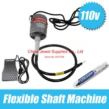 Горячая 220 v гибкий вал Foredom мотор& Dremel Полировочный мотор