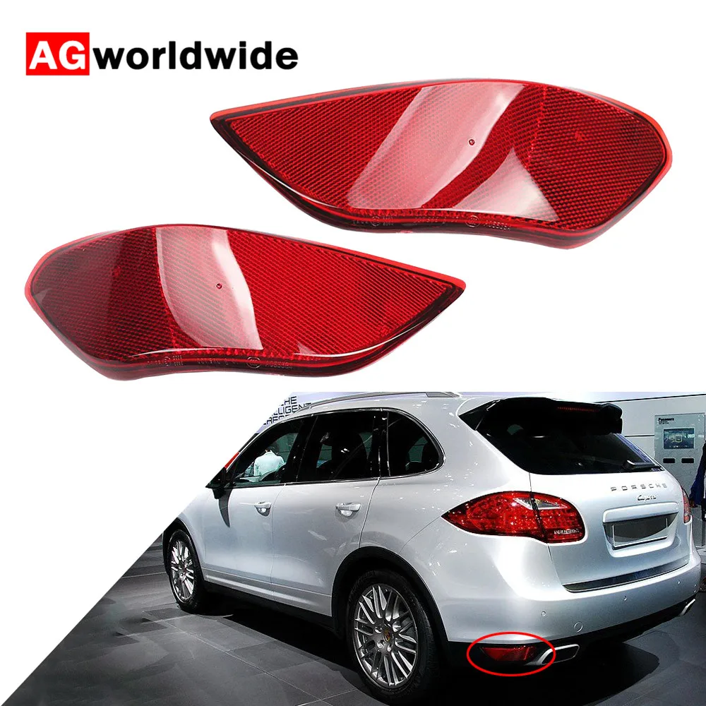 

95863110500 95863110600 Left Right Rear Bumper Trim Reflector Piece For Porsche Cayenne 2011 2012 2013 2014