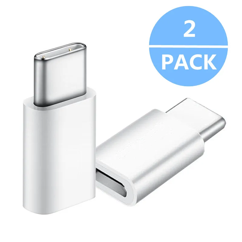 

2PCS Type-C To Micro USB Adapter For Sony Xperia L1/L2/R1/X1/XZ1/XZ2 Type-C Converter Fast Charger Data Sync Connector