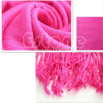 

2018 NEW 1pc Women Wool Blend Long Scarf Tassels Warm Scarves Winter Warm Soft Wrap Shawl New