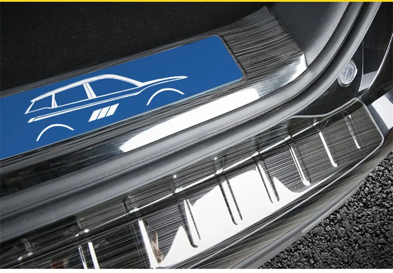 Задняя защита багажника, полоса, задняя дверь, украшение, яркая полоса, автомобильные аксессуары для Geely Atlas Emgrand X7 Sport