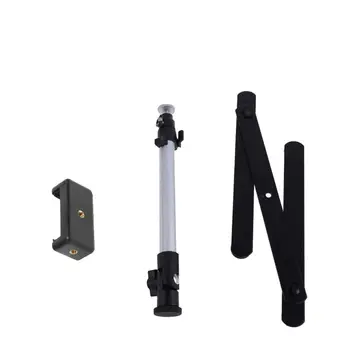 

Photography Adjustable Table Top Stand Set Mini Monopod+Phone Clip