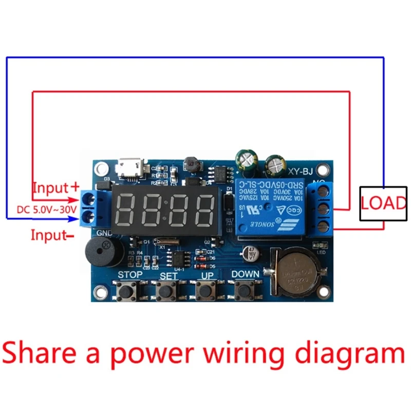 2019 hot Real-time Relay Module Timing Switch Control Synchronization Delay Timer New 2019 hot Real-time Relay Module Timing Switch Control Synchronization Delay Timer New