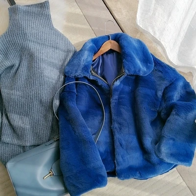 

2018 New Style High-end Fashion Women Faux Fur Coat S28
