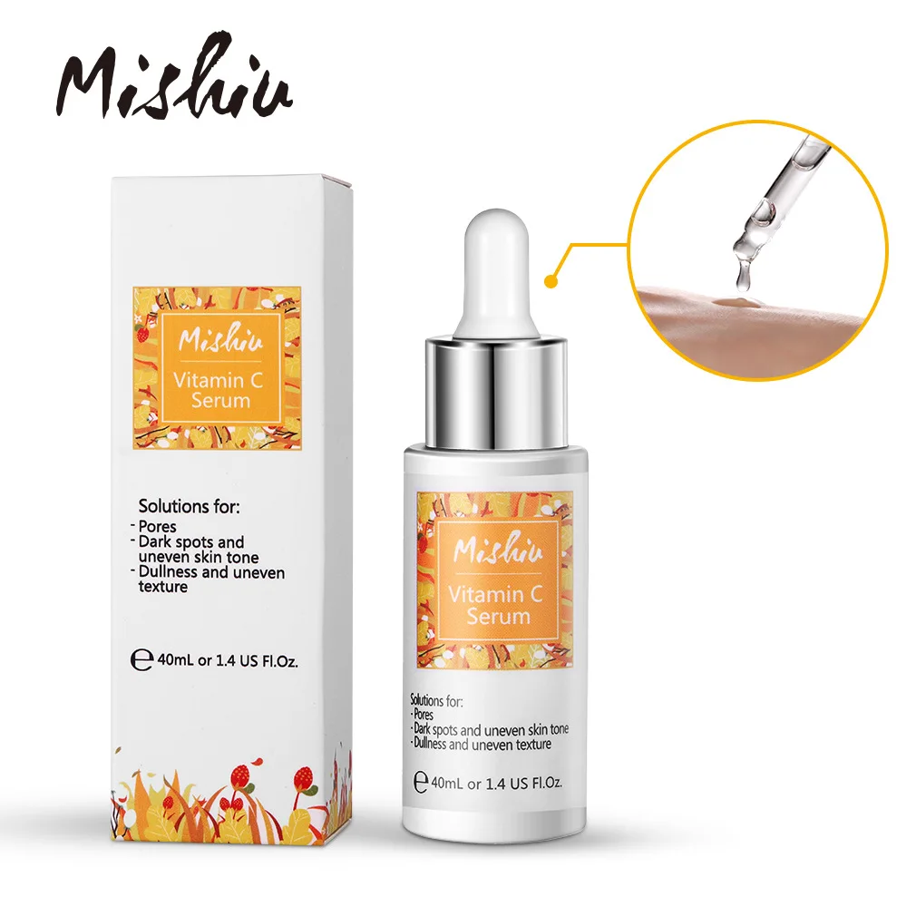 

New Arrival Vitamin C Serum 40ml Whitening Moisturizing Essence Soothing Repair Skin Care Anti-Aging
