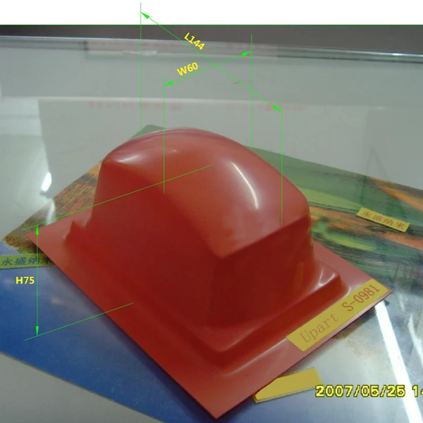

5 pieces big rectangle 2 color pad printing pads