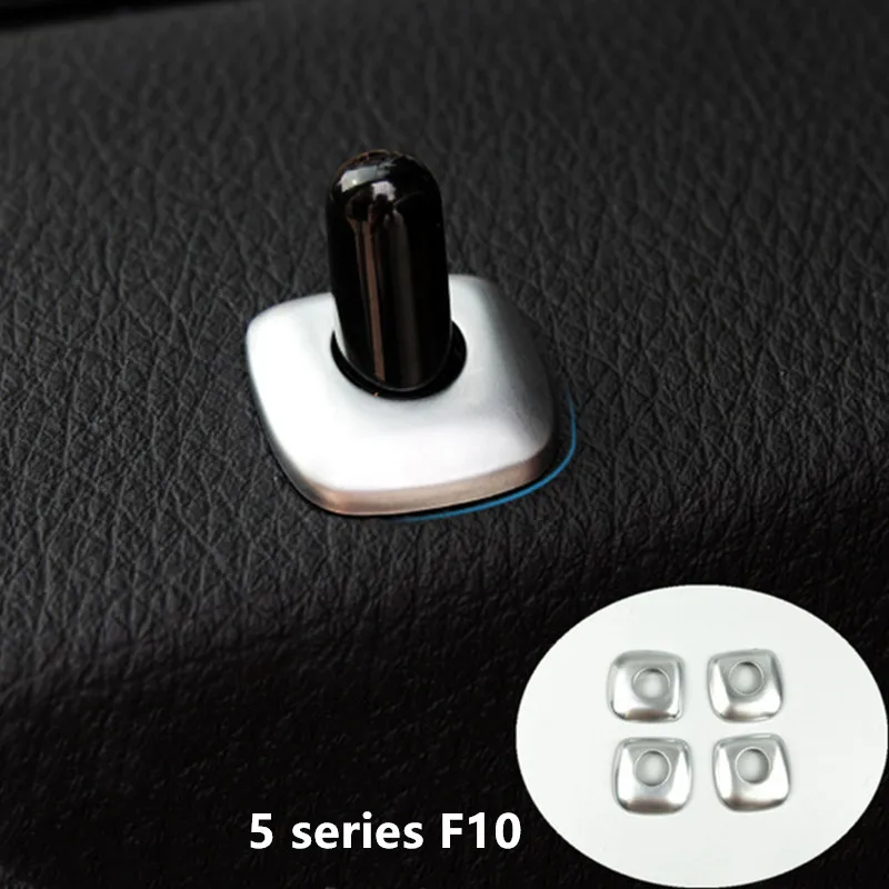 Автомобильный Стайлинг для BMW 3/5 серии F10 F30 межкомнатные двери защелка подъемная дверная Булавка декоративная крышка крыша микрофон наклейка отделка - Название цвета: F10