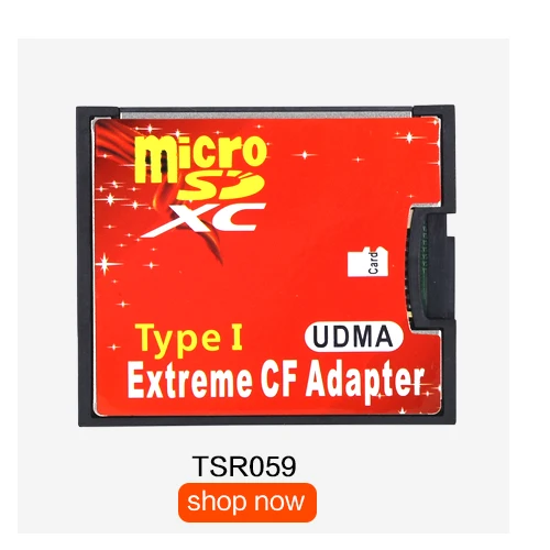 TISHRIC Горячая продажа для Micro SD TF к CF адаптер для MicroSD/HC к компактной флэш-памяти типа I кард-ридер конвертер