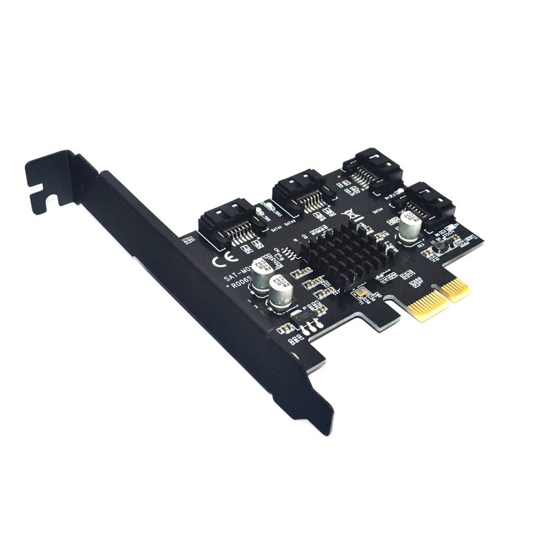 Marvell 88se9215 PCI-E/PCIE SATA контроллер SATA 3 PCIE PCI Express SATA карты расширения PCI E SATA3 концентратор SATA3.0 порт мультипликатор - Цвет: Зеленый