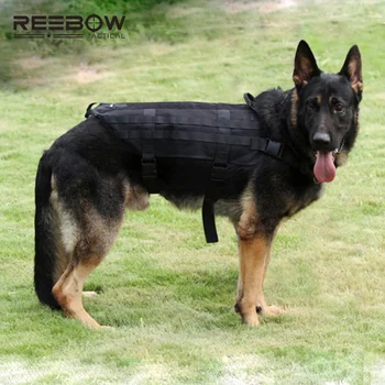 

Army Tactical Dog Vests Outdoor Military K9 Dog Clothes Load Bearing Harness SWAT Tactical Dog Training Molle Vest Harness