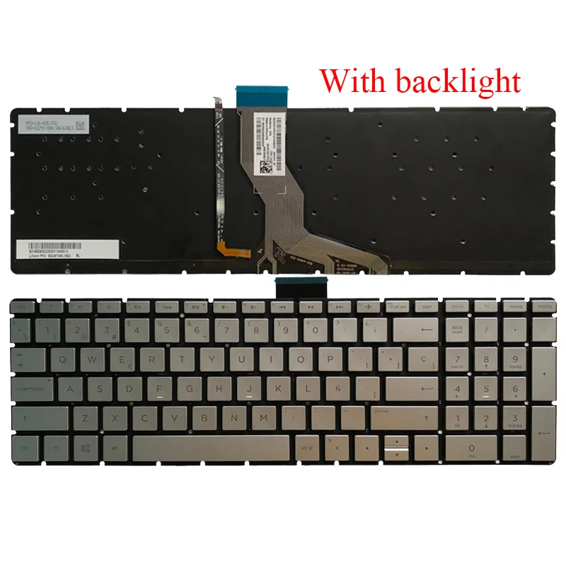  Spanish laptop keyboard for HP 17-BS011DX 17-BS018CL 17-BS019DX 17-BS025CL 17-BS037CL 17-BS038CL Bl