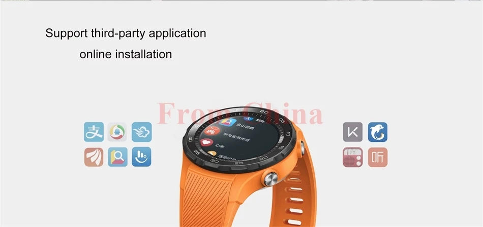Оригинальные часы huawei 2 Bluetooth 4,1 спортивные Смарт-часы IP68 Водонепроницаемые NFC gps датчик сердечного ритма управление музыкой для Android iOS