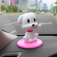 Модная милая собака Робот качающаяся голова кукла авто Интерьер приборной панели украшения творческий мультфильм животных Стиль автомобиля украшения подарок