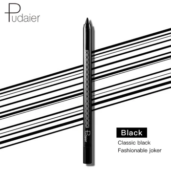 

Pudaier black eyeliner gel pen waterproof long lasting easy to wear solid eyeliner Kajal tattoo pencil PD078