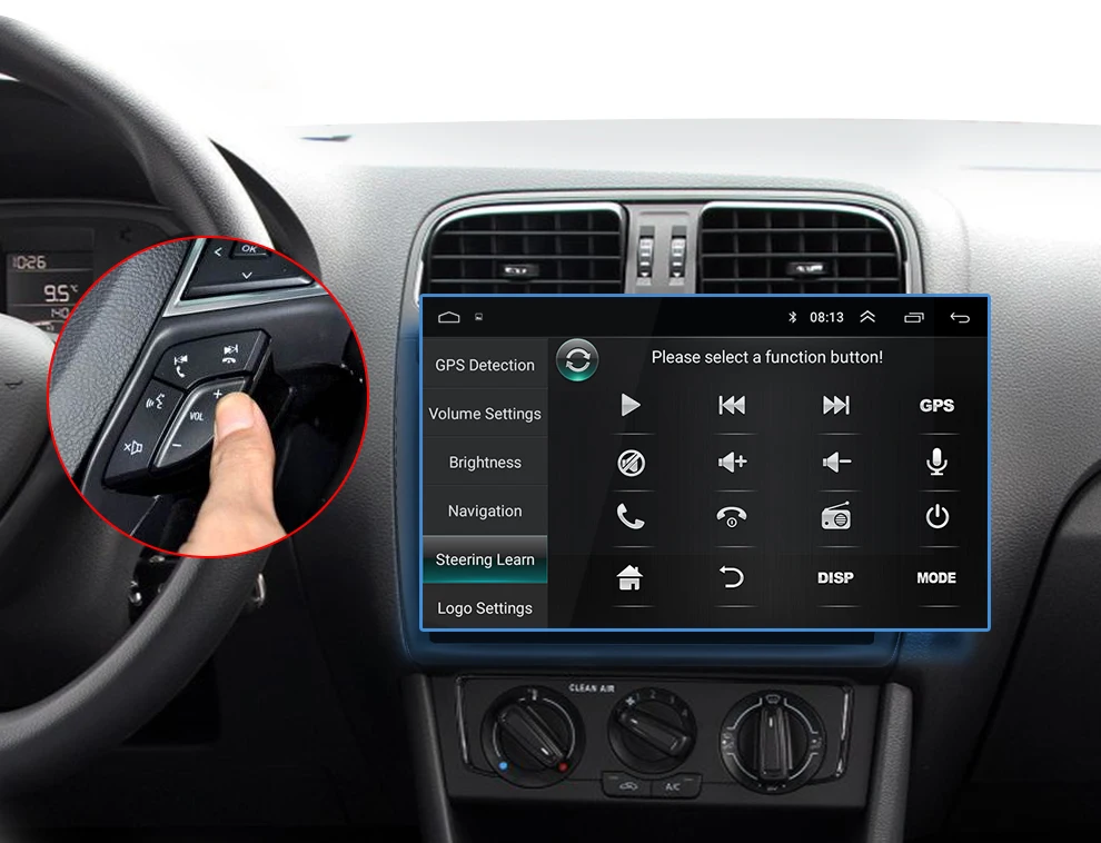 Cheap 2 Din Android 8.1 Car Multimedia For Amarok Volksagen VW Passat B6 golf 56 Skoda Octavia 2 Superb 2 Seat Leon Navigation 2+16G 21