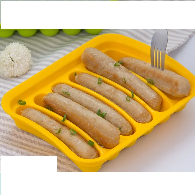 

Food Grade Silicone Children Sausage Mould DIY High Quality Sausage Making Mould High temperature resistance For Kitchen Tool