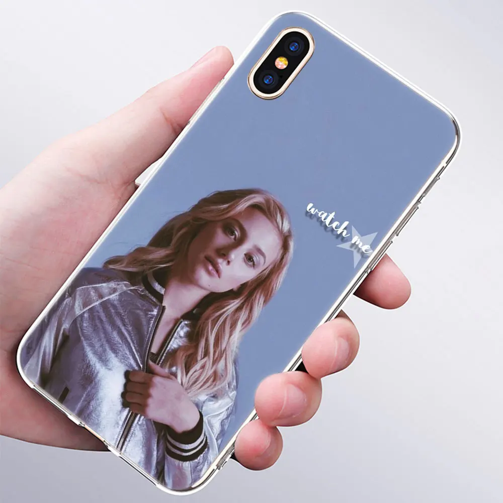 Hot Lili Reinhart Riverdale Soft Silicone Fashion Case for Apple iPhone 11 Pro XS MAX XR X 7 8 Plus 6 6s Plus 5 5C 5S SE Cover - Цвет: 009