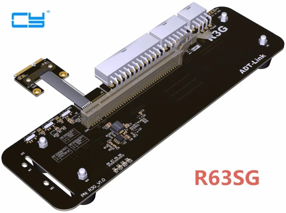 Внешняя видеокарта для ноутбука mini PCI E 2 0 1x подставка mPCIe Riser независимая док