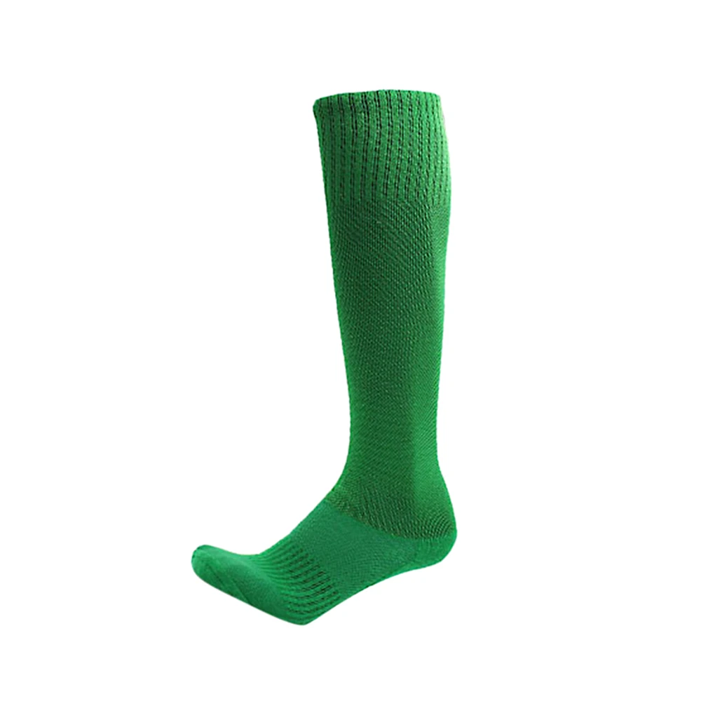 2 Pairs Men's Football Socks Breathable Wicking Knee High Soccer Socks Sport Football Athletic